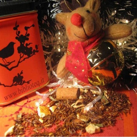 Rooibos delle Feste - arancia, mandorle e cannella Conf. 75/150/250 g