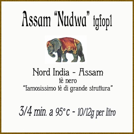 Assam Nudwa second flush TGFOP1 Conf. 75/150/250 g