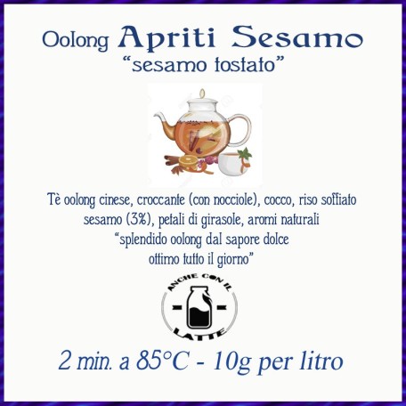 Apriti Sesamo - Oolong al sesamo tostato conf. 75/150/250 g