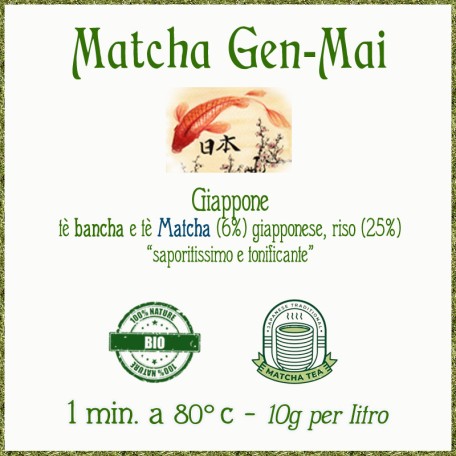 Matcha Genmai Biologico Conf. 75/150/250 g