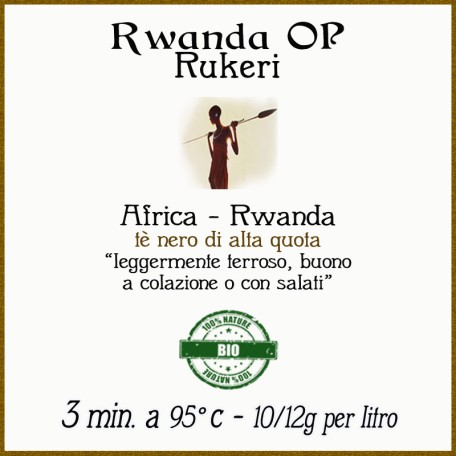 Ruanda Rukeri OP1 Biologico Conf. 75/150/250 g