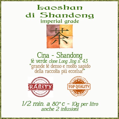 Laoshan di Shandong raccolto di primavera Conf. 30/50/100g