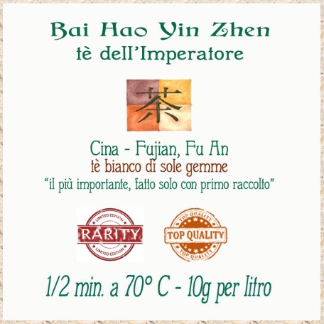 Yin Zhen tè dell'Imperatore Conf. 30/50/100 g