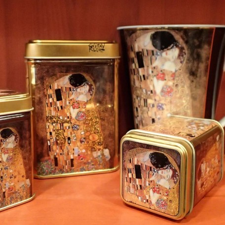 Scatola per tè Klimt Kiss 25 grammi
