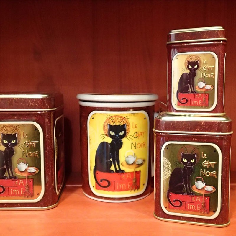 Scatola per tè Le Chat Noir da 100 grammi