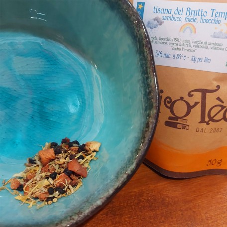Tisana del Brutto Tempo con sambuco, miele, finocchio Conf. 75/150/250 g