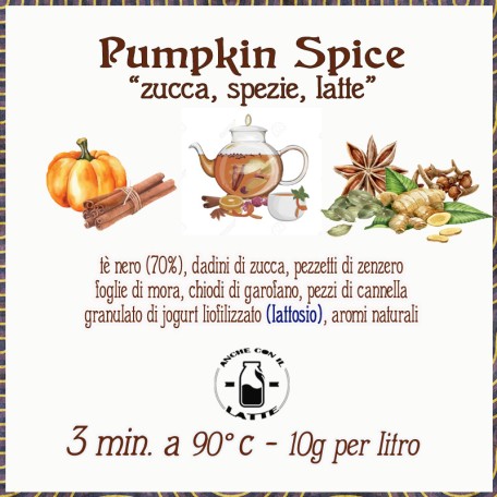 Pumpkin Spice - zucca, spezie, latte