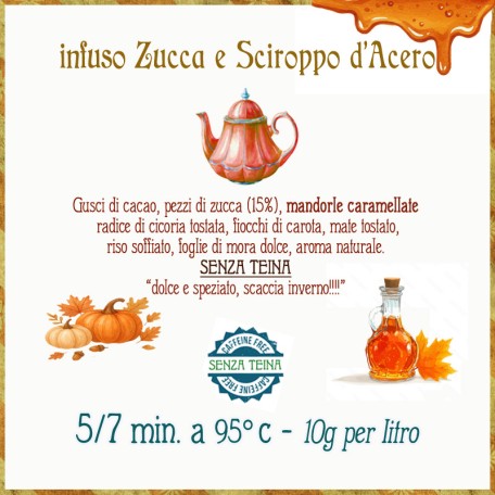 Zucca Canadese - zucca e sciroppo d'acero Conf. 75/150/250 g