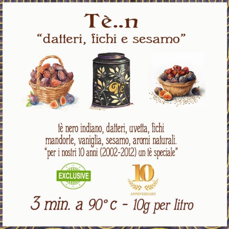 Tè...N - datteri, fichi e sesamo Conf. 75/150/250 g