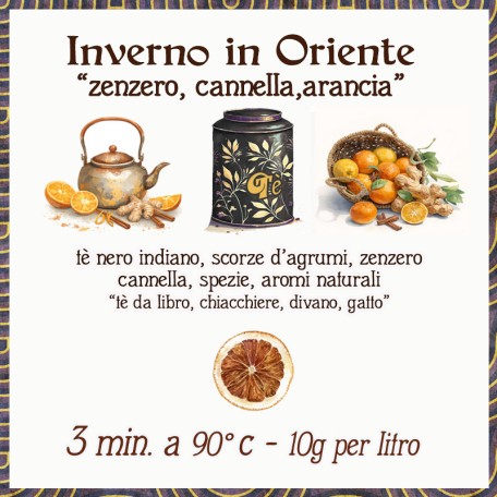 Inverno in Oriente - zenzero, cannella, arancia Conf. 75/150/250 g