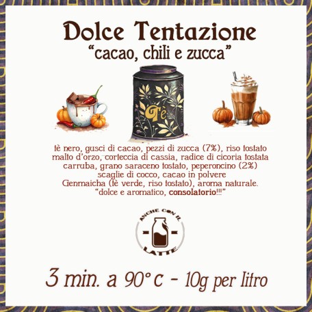 Dolce Tentazione - zucca, cioccolato e peperoncino! Conf. 75/150/250 g