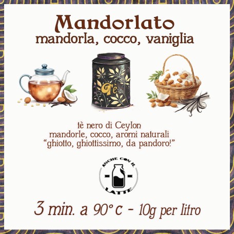 Mandorlato - mandorla, cocco, vaniglia Conf. 75/150/250 g