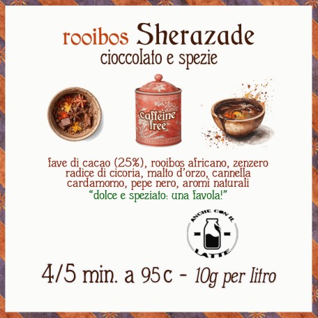 Sherazade - cioccolato e spezie Conf. 75/150/250 g