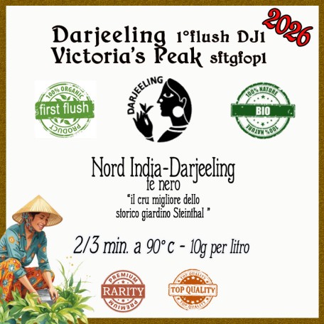 Darjeeling first flush Victoria's Peak SFTGFOP1 DJ1 BIO Conf. 30/100 g